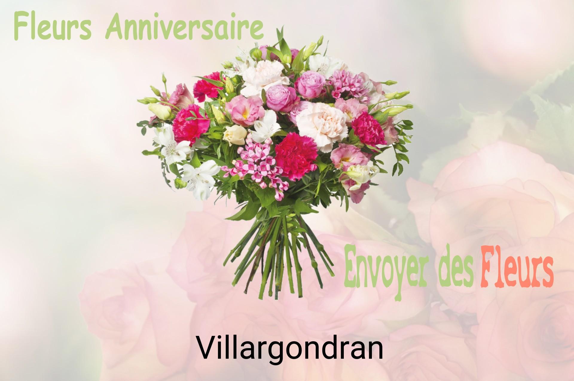 Bouquet de fleurs d’anniversaire livré à Villargondran