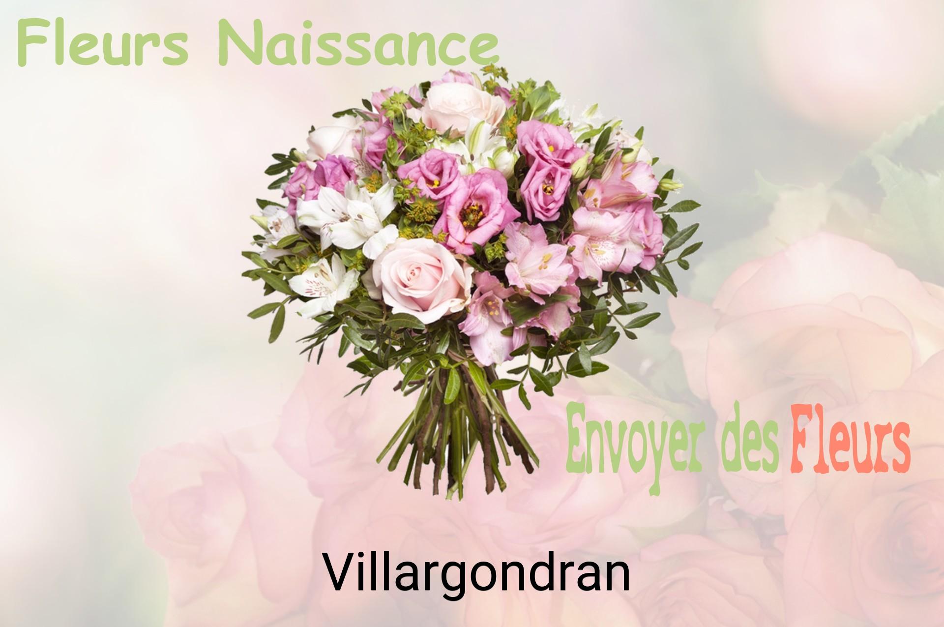 Bouquet de fleurs de naissance livré à Villargondran